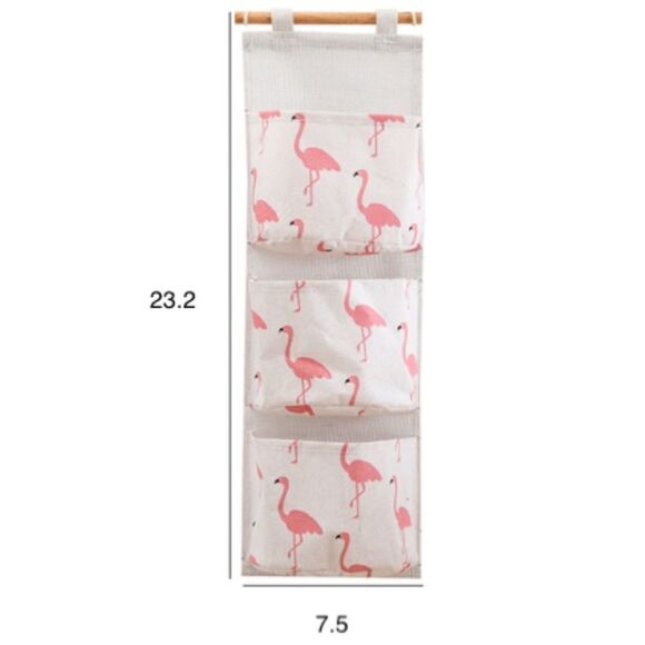 Flamingo 🦩 Print Hanging Storage - Picture 3 of 5